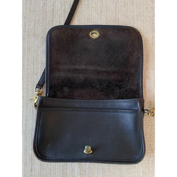 COACH Vintage Luxury Black Small Pocket Purse Shoulder Handbag - Picture 14 of 16